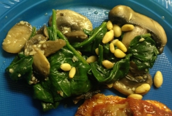 Garlic Mushrooms and Spinach